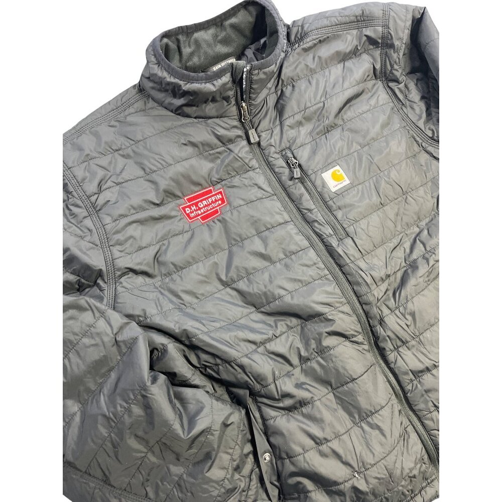 Carhartt Rain Defender Relaxed Fit Insulated Jacket 3XL Black Nylon OJ2208-M